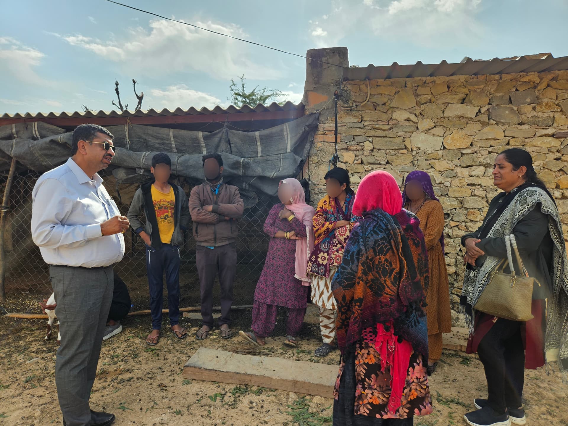 Community outreach in rural Rajasthan